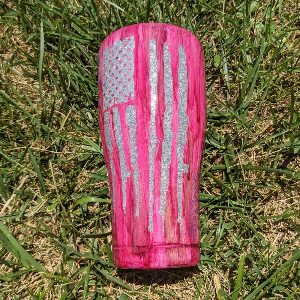 30 oz curved tumbler